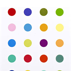 Damien Hirst Woodcut Spots