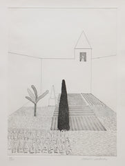 David Hockney Rapunzel in the Garden