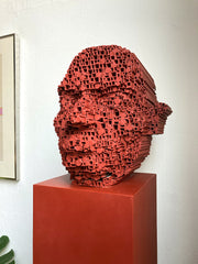 David Mach  sculpture head