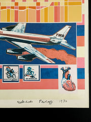 Eduardo Paolozzi signed print