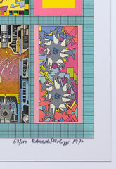 eduardo paolozzi signed screenprint on perspex