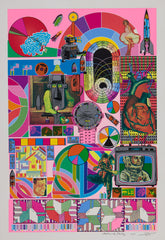 paolozzi bash neon pink