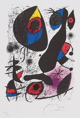 Miro a'Lencre 1972 signed print