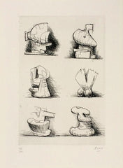 Moore Six Sculpture Motives 1970