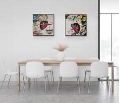 Takashi Murakami in kitchen
