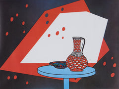 Red and White Still Life 1966 Patrick Caulfield