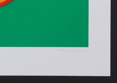 Patrick Hughes signed print
