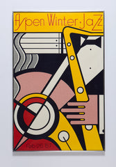 Roy Lichtenstein framed poster