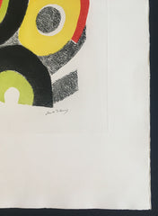 Sonia Delaunay signed etching