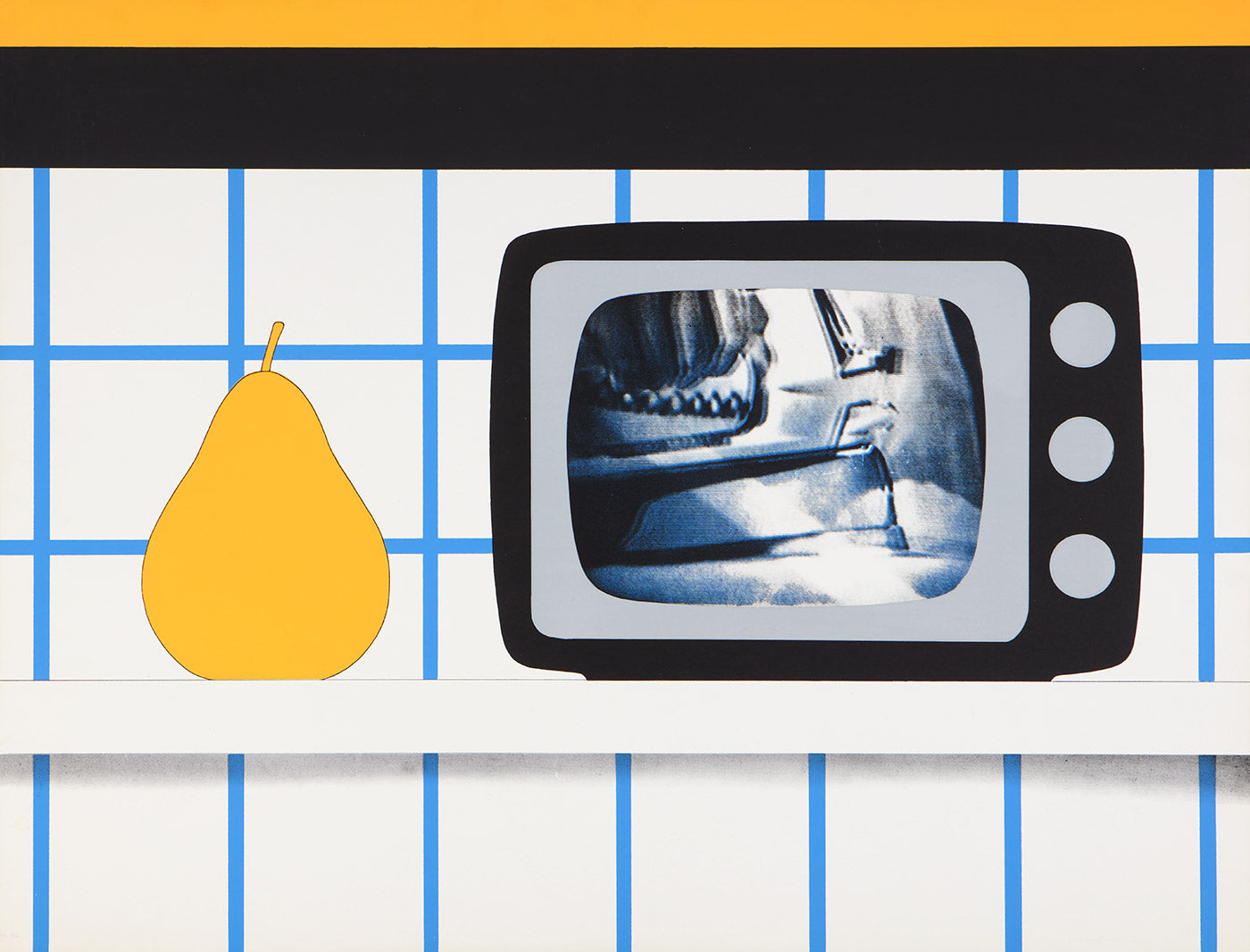 Tom Wesselmann TV still life 1965