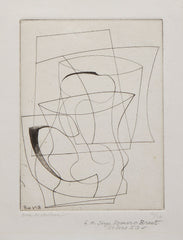 Ben Nicholson Jug and glass print