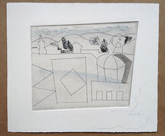 Ben Nicholson Lucca etching