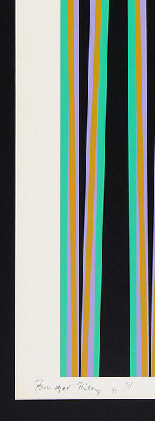 Bridget Riley Elongated Triangles VI (1971) for sale | ModernPrints.co.uk