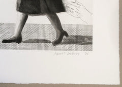 David Hockney signature 1975