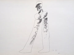 david hockney walking man