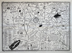 David Shrigley Map of Sculpture Project in Munster