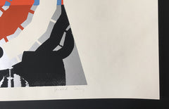 Gerald laing signed screenprint