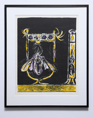 Insect Graham Sutherland  framed