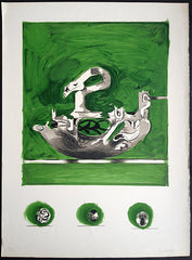Graham Sutherland Swan Like Form Print