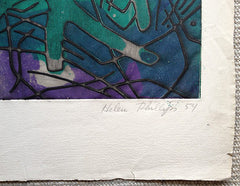 Helen Phillips artist signature