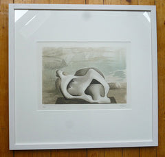 henry moore reclining figure print