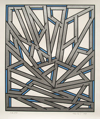 Nicholas Krushenick print for sale, 1979