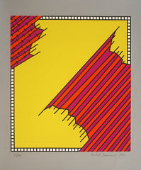 Nicholas Krushenick print for sale, Crossover, 1972