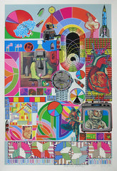 eduardo paolozzi print bash blue-grey, 1971