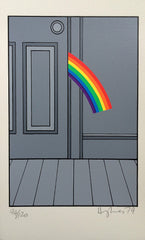 Patrick Hughes Rainbow door