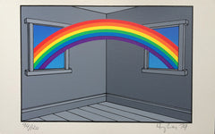 Patrick Hughes Rainbows in room