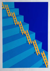 Patrick Hughes Steps and Ladders