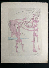 Salvador Dali Cheval en Rose Quevedo