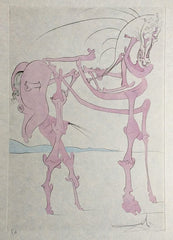 Salvador Dali Cheval en Rose